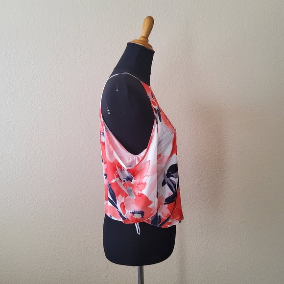 Bishop & Young Ava Floral Short Sleeve Cold Shoulder Top Size S New - Picture 6 of 8